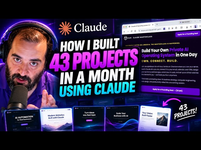 How I Built 43 Projects in a Month Using Claude