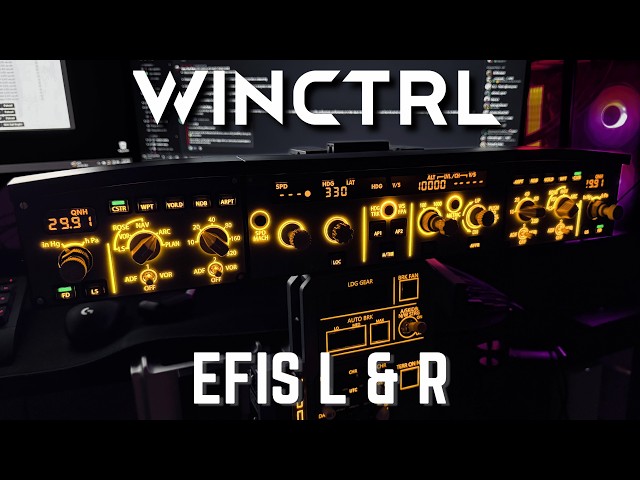 The WINCTRL Airbus Desktop Build Continues | WINCTRL EFIS L & R