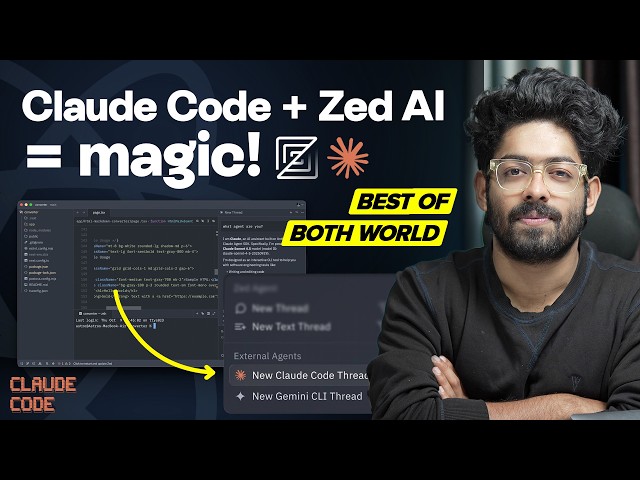 Claude Code + Zed Editor: Next-Level AI Coding Workflow Revealed!