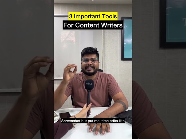3 Tools For Content Writers