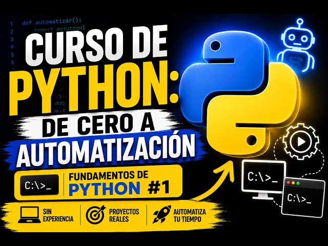Curso de Python: De Cero a Automatización #6 | Fundamentos de Python | 2026