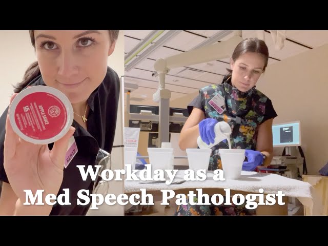 Day in the Life as a Medical SLP / Dysphagia Evaluations / Workday / Swallow Studies / Healthcare
