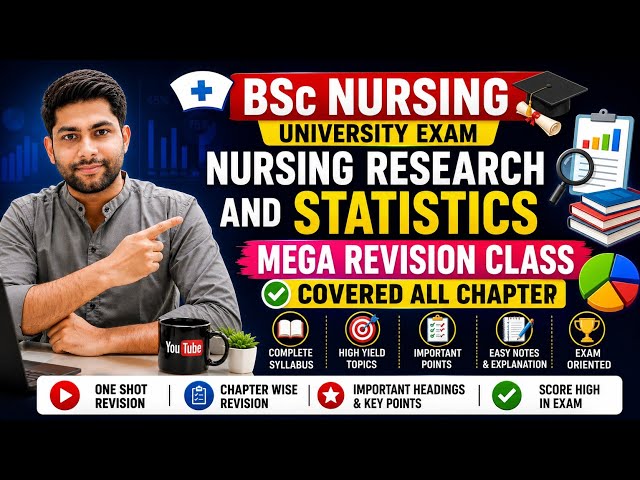 Nursing Research And Statistics Mega Revision Class | Complete Quick Revision Notes 