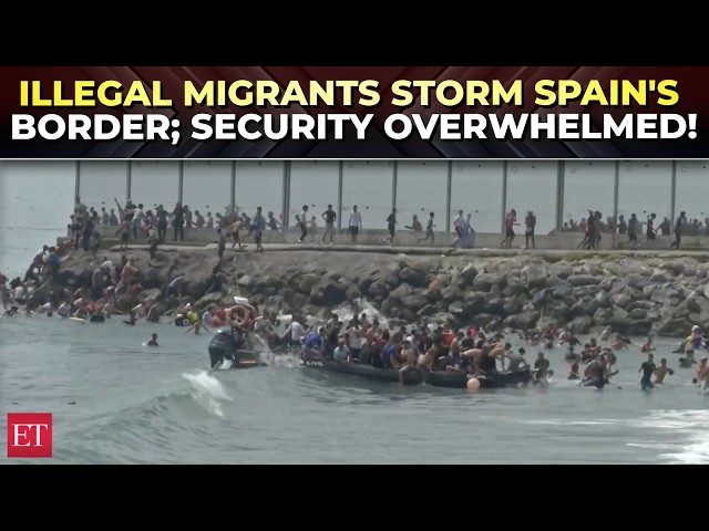 Spain Border chaos: Thousands of illegal migrants flood Ceuta from Morocco; military deployed
