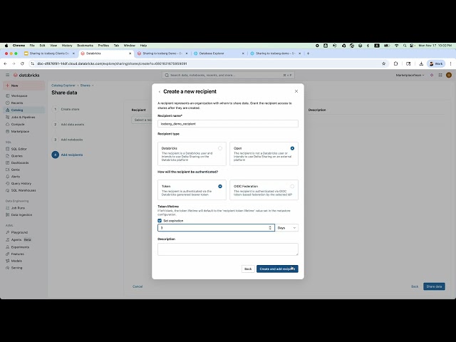 Databricks Data Sharing to Iceberg Clients with No Replication (Snowflake Demo)