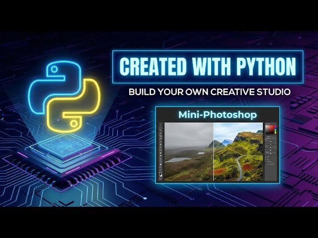 I Built a Modern Photo Editor in Python (in 5 Minutes) #python #opencv