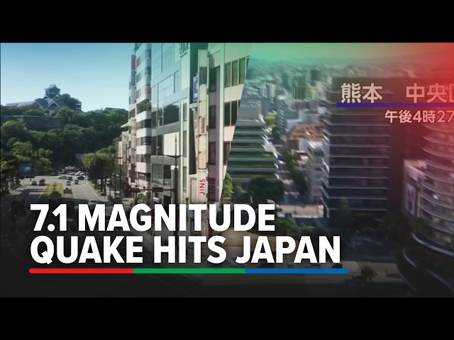 Magnitude 7.1 earthquake strikes southern Japan | ABS-CBN News