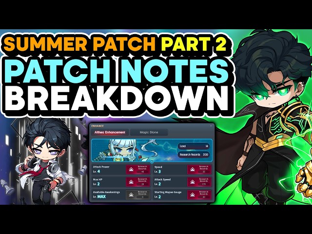 NEW Events, Kinesis Remaster, Haste and MORE - MapleStory Ride The Lightning Part 2 Patch Notes