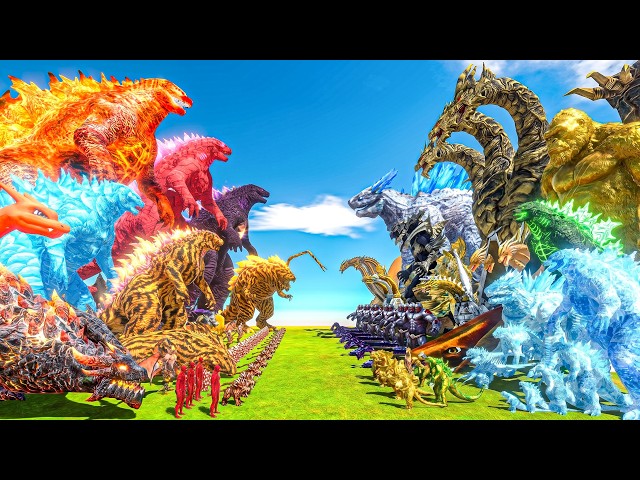 90 Minutes of Epic Godzilla Battles - Animal Revolt Battle Simulator