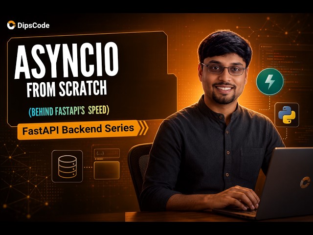 AsyncIO From Scratch | EventLoop, Coroutines, Tasks & Semaphore Explained | FastAPI Series #7