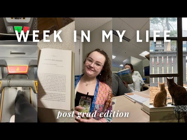 a week in my life postgrad