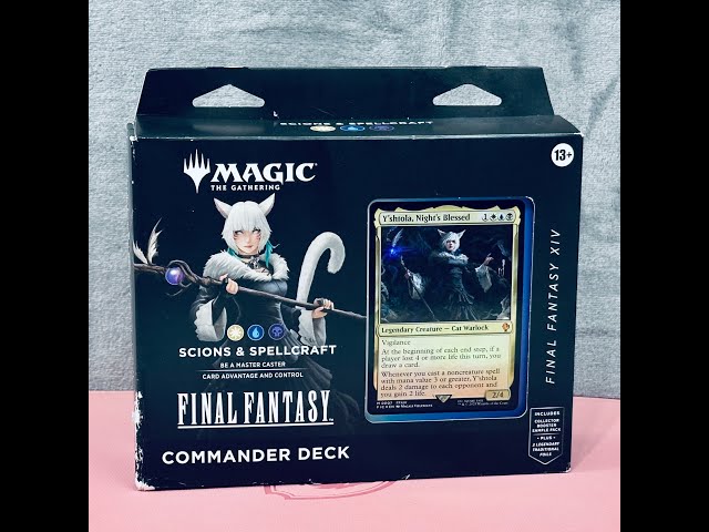Magic: The Gathering FINAL FANTASY XIV Commander Deck | Scions & Spellcraft Unboxing