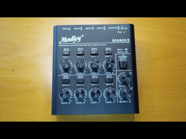 Budget Gear: Moukey MAMX3 8 Channel Mixer