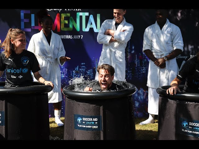 Soccer Aid 2023 Stars Face Disney and Pixar’s Elemental Challenge