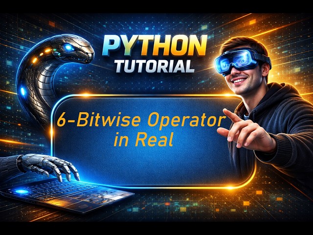6-Bitwise Operator in Real || Learning Python From Scratch