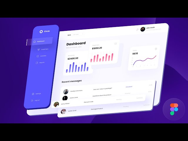 How to Design a Modern Dashboard UI in Figma - Full Course