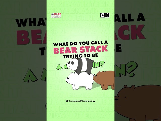 We Bare Bears 🐻| Mountain Day | Enjoy kare We Bare Bears Cartoon| #shorts