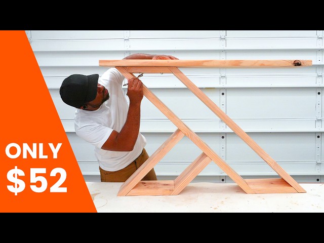 Can't Find It? Then Build It - DIY Entryway Console Table (Free Plan)