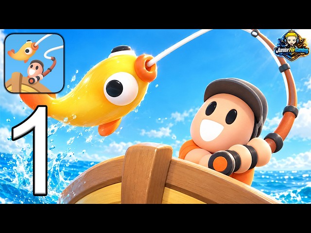 Idle Fishing Charter - Gameplay Walkthrough Part 1 - Tutorial & Highlight (iOS,Android)