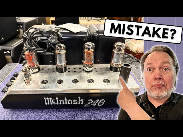 Someone Almost Threw Away this $4,000 McIntosh Tube Amp. Can I Save It?