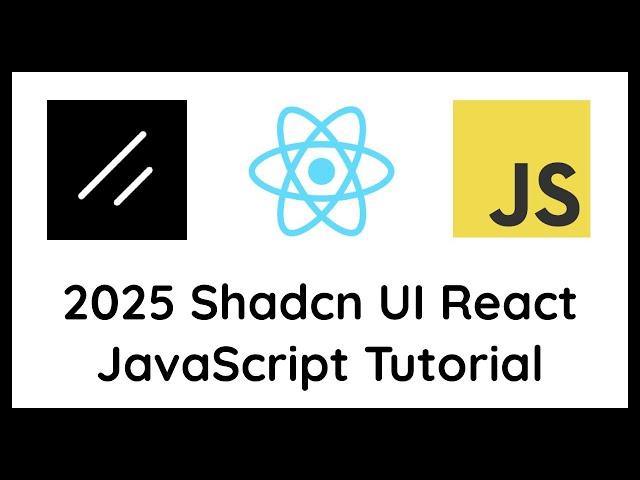 How to Install Shadcn UI using React, Javascript and Vite | 2025
