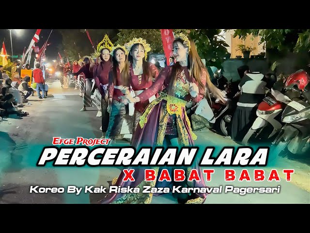 Spesial Perform Joget DJ Perceraian Lara Koreo By Kak Riska Zaza Karnaval Baris Kreasi Pagersari ‼️