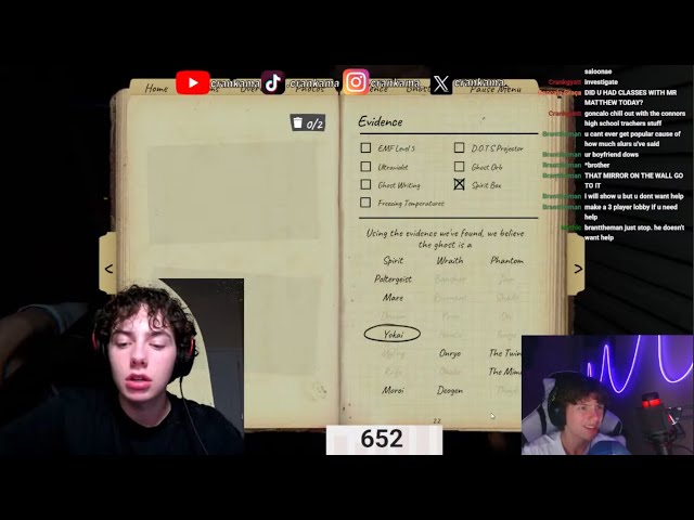 Phasmophobia Stream 👻 Crankama X Saloonae