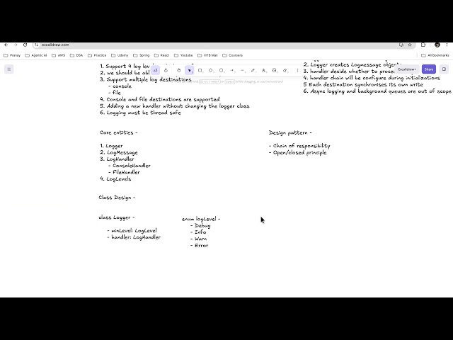 Logging System | Low level design | Quick Revision