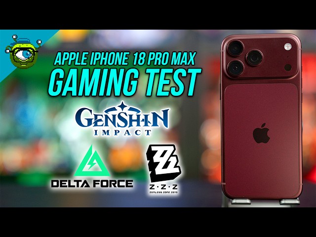 iPhone 18 Pro Max Gaming Test | Delta Force, Zenless Zone Zero & Genshin Impact