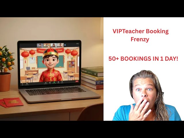 VIPKid / VIPTeacher Bookings Are BACK! 50+ in 1 Day – Open Your Slots Now