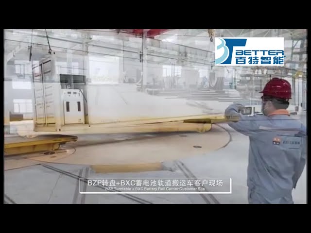 🔄Rail Transfer Cart + Electric Turntable, Dynamic Rotation, Path Reconstruction
