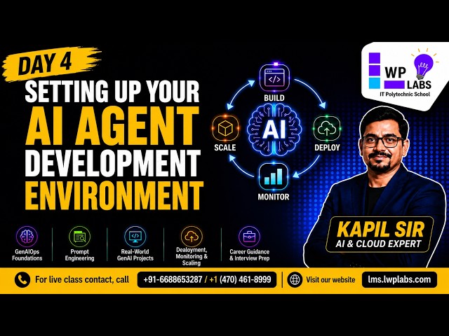 Day 4 - GenAIOps Full Course 2026 | Setting Up Your AI Agent Development Environment | AWS + more!