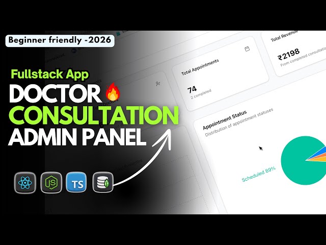 Build a Full Stack Doctor App with Admin Panel & Video Call (MERN Stack) - Part 1