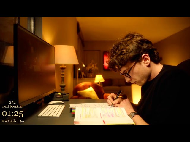 5-HOUR | Study With Me | Two breaks, No music, Deep work