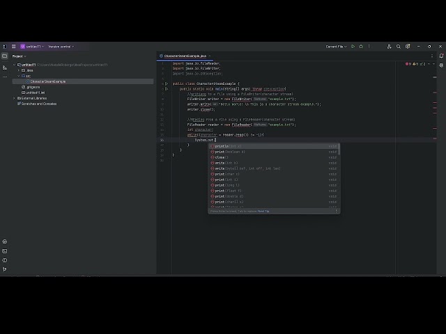 Java Input/Output Streams and Files Chapter 11.1-11.3