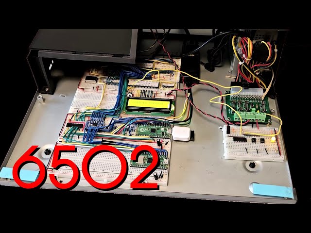 Homebrew 6502 w/ VGA and USB Keyboard in a Unique PC Case