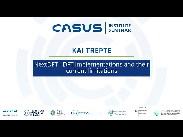 Institute Seminar | Kai Trepte | 2021.08.10 | 1/2 Presentation