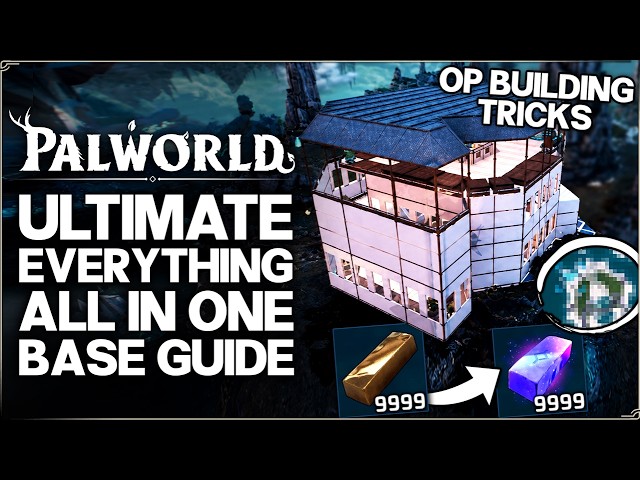 Palworld 1.0 - New Best OP EVERYTHING Base Found - INFINITE ALL Items Level 1 to 80 Building Guide!