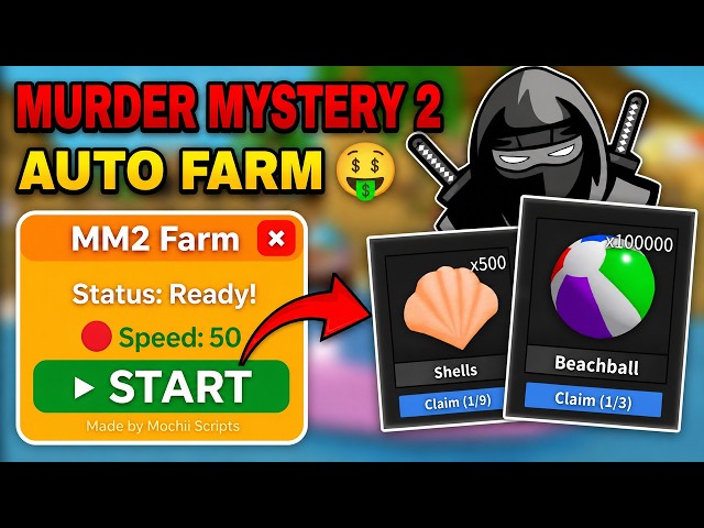 [🌊 BEST] Murder Mystery 2 Best Auto Farm Script 2026 | Summer | Auto Collect Coin | MM2 Script