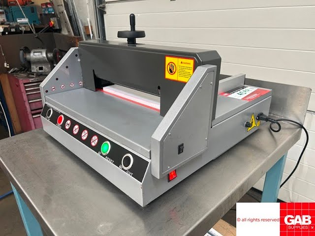 Vevor E330D A4 A3 Paper Desktop Electric Guillotine Paper Cutter Cutting Machine   Gab Supplies Ltd
