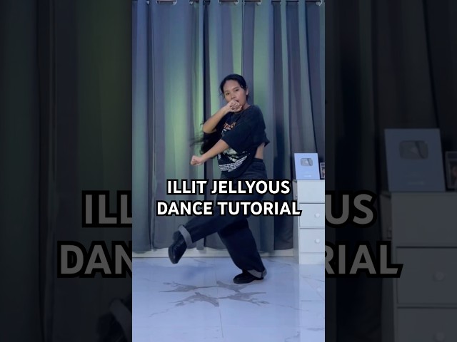 ILLIT (아일릿) ‘jellyous' Dance Tutorial Slow and Mirrored #jellyous #jellyoustep #ILLIT #dance