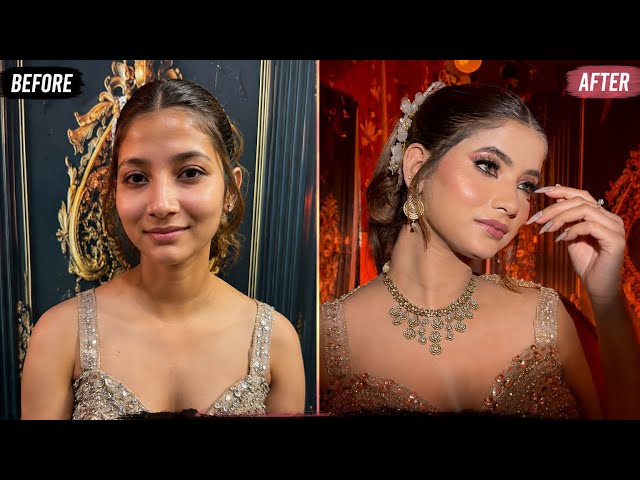 Free Basic To Advance ब्यूटी पार्लर कोर्स Start With Certificate step by step soft glam Makeup Look.