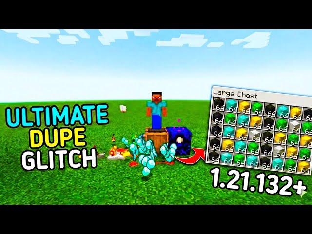 Minecraft Best And Unique Duplication Glitch In Bedrock Edition 1.21.132