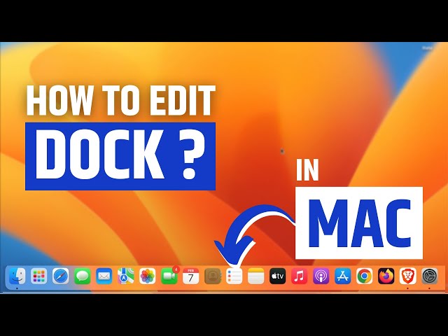 How to Edit Dock in Mac? | Macbook, Macbook Air, Macbook Pro | Mac Tutorials