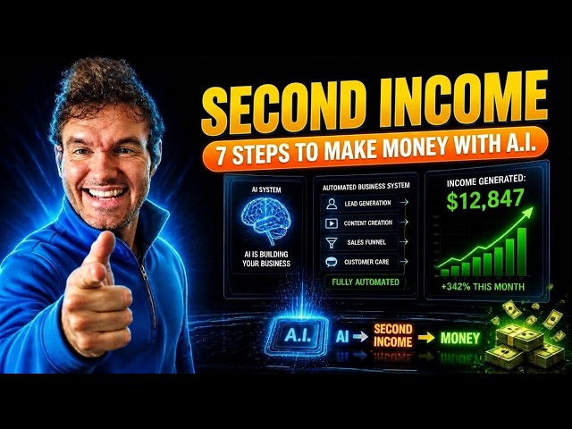 How To Create A Second Income? 7 Simple Steps To Make Money With AI