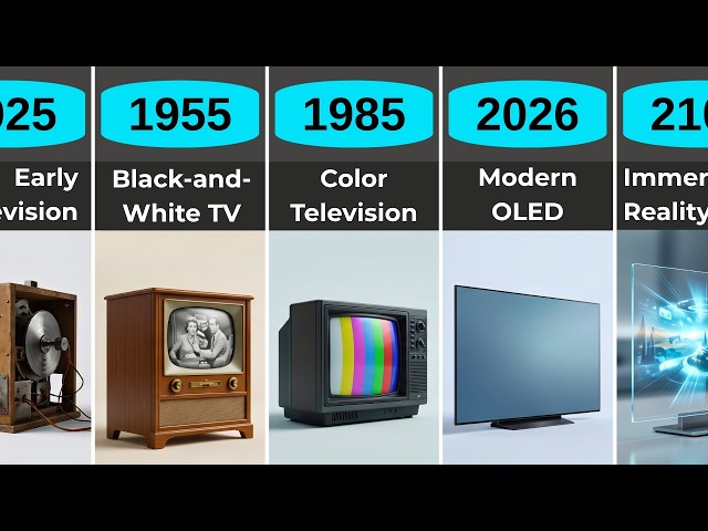 The Evolution of Television — 1925 to 2150