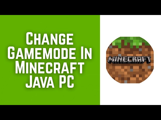 How To Change Gamemode In Minecraft Java PC 2026 - Step By Step