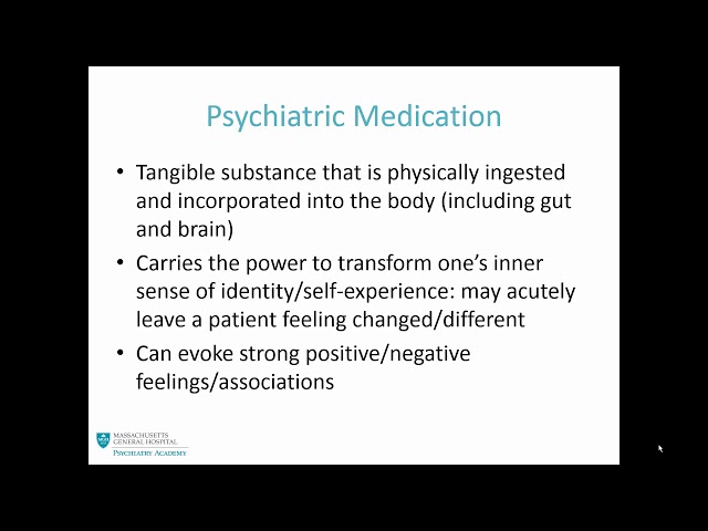 Combining Therapy with Medication Management: Understanding the Medication Experience