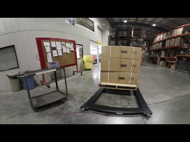 RoughDeck® PW-1 Mild Steel Pallet Floor Scale: 360° VR Video