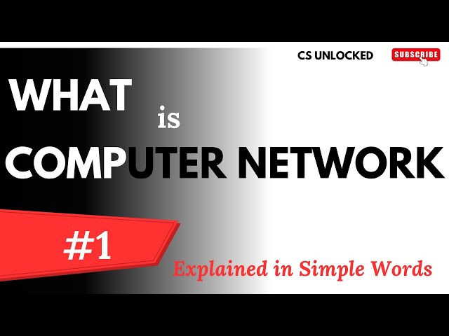 What is a Computer Network? #1 | Explained in Simple Words | @cs_unlocked#networking #ccna